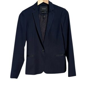 Scotch & Soda Navy Tailored Women's "Magical Altitudes" Blazer Jacket Size S